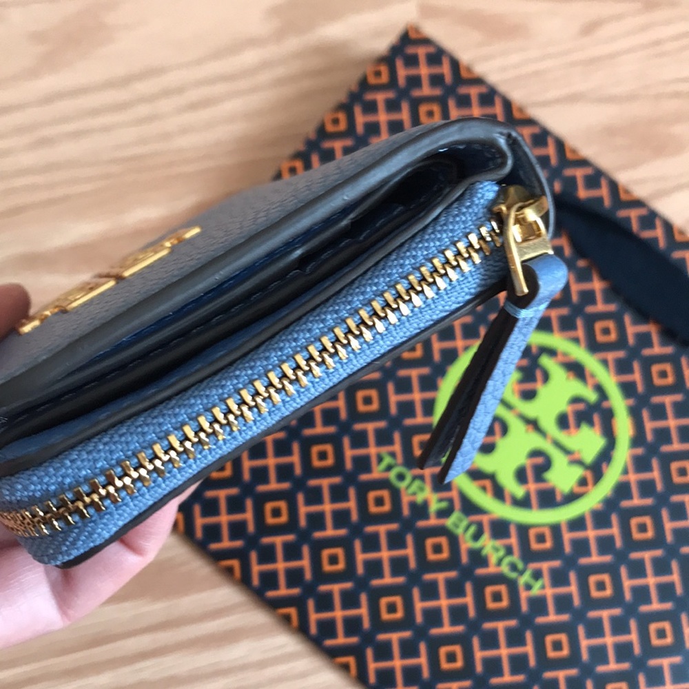 Tory Burch Mini wallet(blue) - Picture 9 of 9